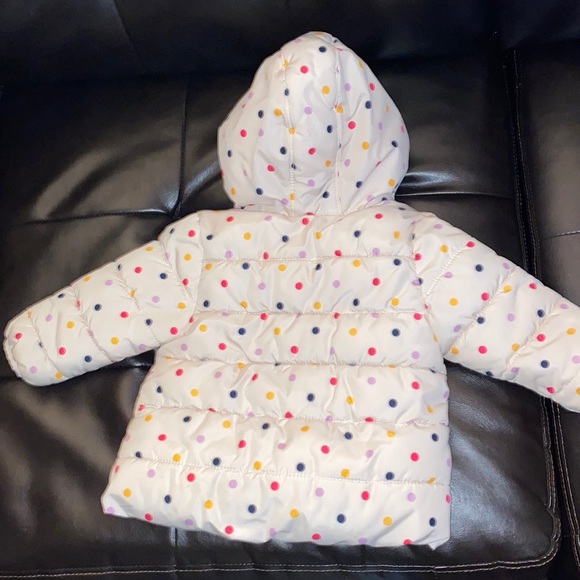 Old Navy polka dot toddler girl coat! - Picture 3 of 3